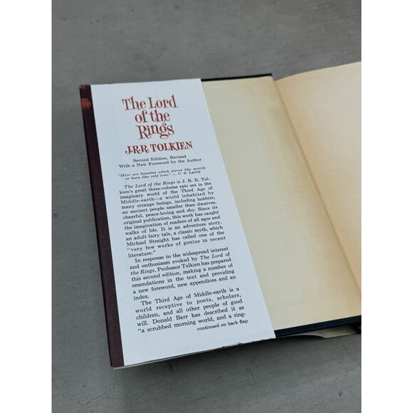 The Lord of The Rings 1965 Trilogy J.R.R. Tolkien Second Edition Revised Books - Picture 6 of 16